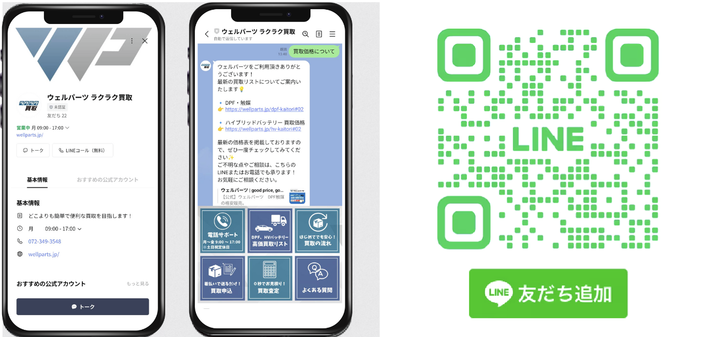 LINE友だち追加のQRコード